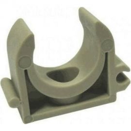 Опора для труб RTP одинарная, D20, серая 10973 