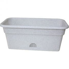 Балконное кашпо с поддоном Darel Plastic 5 01801 ДАР 80х20х17 см, 16 л, мрамор 015170 