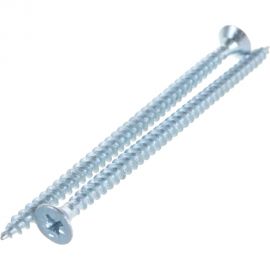 Потайной универсальный шуруп Метизный двор 4,5x80, белый, 7 шт. 4690441019202 