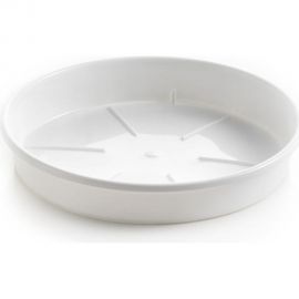 Поддон Teraplast PLATO диам. 14 см, высота 2.3 см, белый 08086014022 