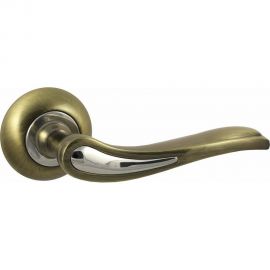 Ручка дверная алюминиевая бронза Вантаж V64Q AL 