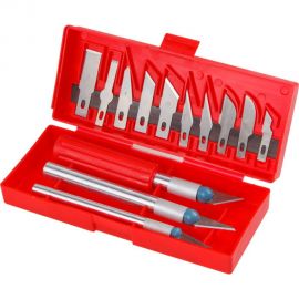 Набор скальпель-ножей для точных работ по дереву ВОЛАТ 13 предметов 18030-13 