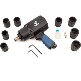 AIST Пневмогайковерт 34" 1630Нм с набором головок 90150013-1 00-00016721 