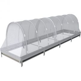 Delta-Park Парник арочный со спанбондом на грядке 19 см , 4 метра 3004001_2 