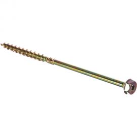 Rusconnect CK 10200 Шуруп с/нарез. д/дерева, шестиранная головка 10х200 50 шт. Желтый цинк 331020 