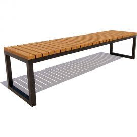 7 скамеек Сад. лавочка «Нео»,77006, 1,8 м., листвен., дуб 77006/НЕО/1,8/0,6/Л_ДУБ 