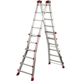 Gierre Лестница-стремянка шарнирная телескопическая PEPPina Gigantissima, 4х6 перекладин AL060 