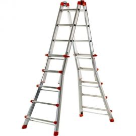 Gierre Лестница-стремянка шарнирная телескопическая PEPPina Acal 100 Gigante, 4х5 перекладин AL004 