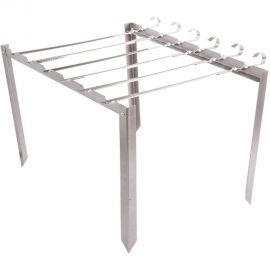 Подставка под шампура СОКОЛ с 6 шампурами, в чехле 62-0000 