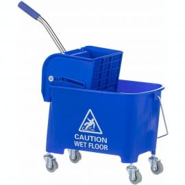 Пластиковое ведро с отжимом Baiyun 20 л., синий AF08068-B 