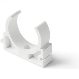 Одинарная опора PRO AQUA PP-R белая d-20 мм PA18008Pb 