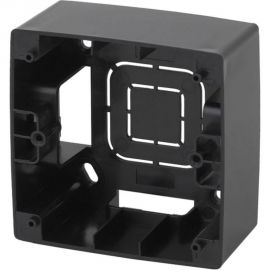 Коробка накладного монтажа ЭРА 12610106 1 пост, Эра 12, черный Б0043165 