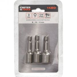 Насадка магнитная набор 8/10/13 мм FASTER TOOLS 1480 
