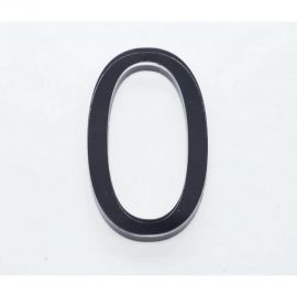 Цифра дверная 0 Brante LOFT 60 мм чёрная 150170 