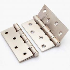 Стальная петля RENZ 100х75х2,5 мм, 4 подшипника, б/колп., подвес, никель матовый DIY100-4BB FH SN 