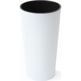 Кашпо с вкладышем LAMELA Sp.z o. LILIA jumper 865 30х60 см, белое 061759 
