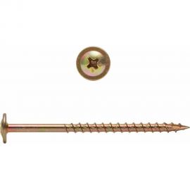 Саморезы по дереву КРЕП-КОМП с прессшайбой HIMTEX, Wood-Plate 4.0x65 мм, 25 шт. 4065WPHмф 