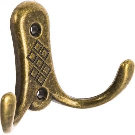 Крючок Brante 211 MAB 2-хрожковый бронза 605460 