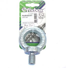 Рым-болт Fixbox DIN 580 16 мм белый цинк 1 шт 308760 