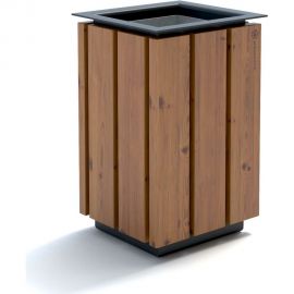 Урна парковая «Forest» 400 графит MIROZDANIE UF0400 