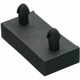 Накладной латодержатель ТДВ 63 мм, черный, 2 шт. 3701025 