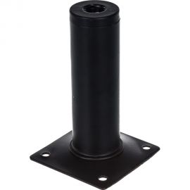 Ножка Tech-Krep D30х100 круглая, нерегулируемая, черная - накладка 151294 