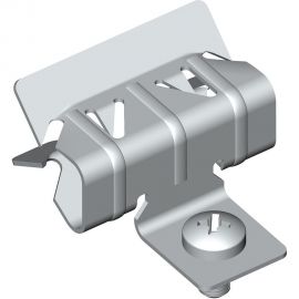 Балочный зажим УМС 2-7 мм с отгибом и винтом М6х9 25 шт. BZ-2-7-V6-10-G 