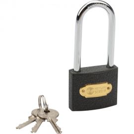 Навесной замок ЧЕТЫРЕ СЕЗОНА Чугун 50 мм, длинная дужка 79-0025 