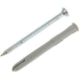 Универсальный фасадный дюбель с шурупом Fischer FUR 10 x 80 T пакет 127116 