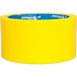 Упаковочная клейкая лента X-Glass желтая, 50 мм, 41 м, 43 мкм, арт 1405 УТ0007010 