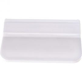 Ручка для балк. двери СКОБЯНОЙ пластик, белый 008401 