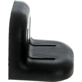 Мебельный уголок с декор. накладкой Левша 28x28х28, черный, 4 шт. У8-5139.Ч 