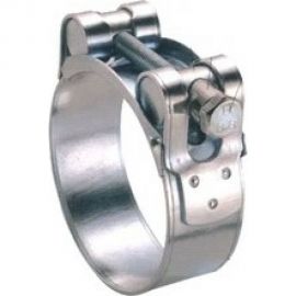 Одноболтовый силовой хомут NOVOCRAFT 36-39 мм, цинк, уп. 10 шт. RZN036039010 