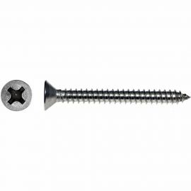 Саморез КРЕП-КОМП потай нержавейка PH DIN 7982 А2, универсал 4,8х60 200 шт. спн4860 