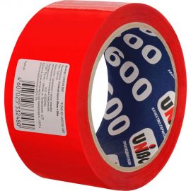 Упаковочная клейкая лента UNIBOB красная 48 мм х 66 м 600 214933 