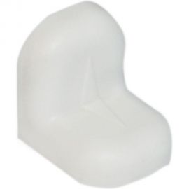 Уголок с заглушкой MFK-TORG 20х20х16х1.2 белый 1 20 20 1 