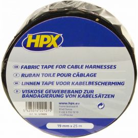 Изоляционная тканевая лента HPX LI1925 19 мм х 25 м, черная 5425014221275 