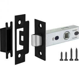 Врезная защелка Punto L45-8 BL черный 43919 