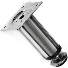 Мебельная ножка MFK-TORG регулируемая, диаметр 32 мм, высота 10 см, хром 08 01 001 3210 Х 