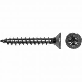 Универсальный саморез Tech-Krep 25х4,5 мм 200 шт оцинкованный, коробка с окном 102188 