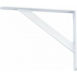 Усиленный уголок-кронштейн ООО Промекон 250x200x30x4 мм, белый 1000000077 