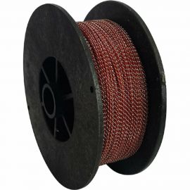 Пломбировочная проволока ТПК Технологии Контроля нейлон+нержавейка, 0.8/100м (красная) 24183 