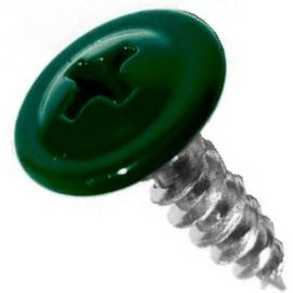 Саморез Tech-Krep ШСММ 4,2х16 темно-зеленый KP RAL 6005 20 шт, пакет 125487 