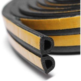 Уплотнитель самоклеящийся ""D"" черный, 21x17, Industrial ZOOM, 50ml 02-2-4-200 