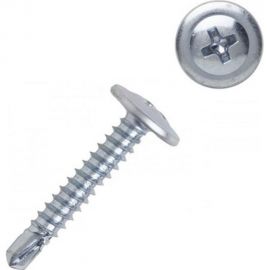 Саморез с прессшайбой МЕТАЛЛСЕРВИС 4.2x16 со сверлом. оцинк. 8000 шт. 1230706 