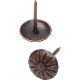 Декоративные гвозди СКОБЯНОЙ Орнамент, 50 г, медь 002743 