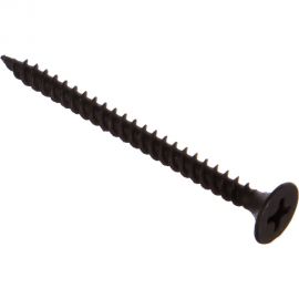 Саморез Качественный КРЕПЕЖ 3.5x45 мм, потай, частая резьба, оксид, 110 шт 0200399 КЧ 