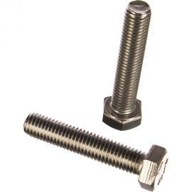 Болт с шестигранной головкой, с полной резьбой ЕВРОПАРТНЕР DIN 933 нержав. сталь, 12х60 мм, 2 шт. G2 1260 2 