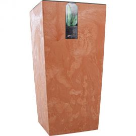 Кашпо для цветов Prosperplast URBI SQUARE EFFECT терракотовый, 2 предмета 37 и 91.5 л DURS400E-R624 