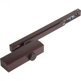 Доводчик DOORLOCK DL100S size 3 со скользящей тягой, коричневый, с функцией Hold Open 75515 